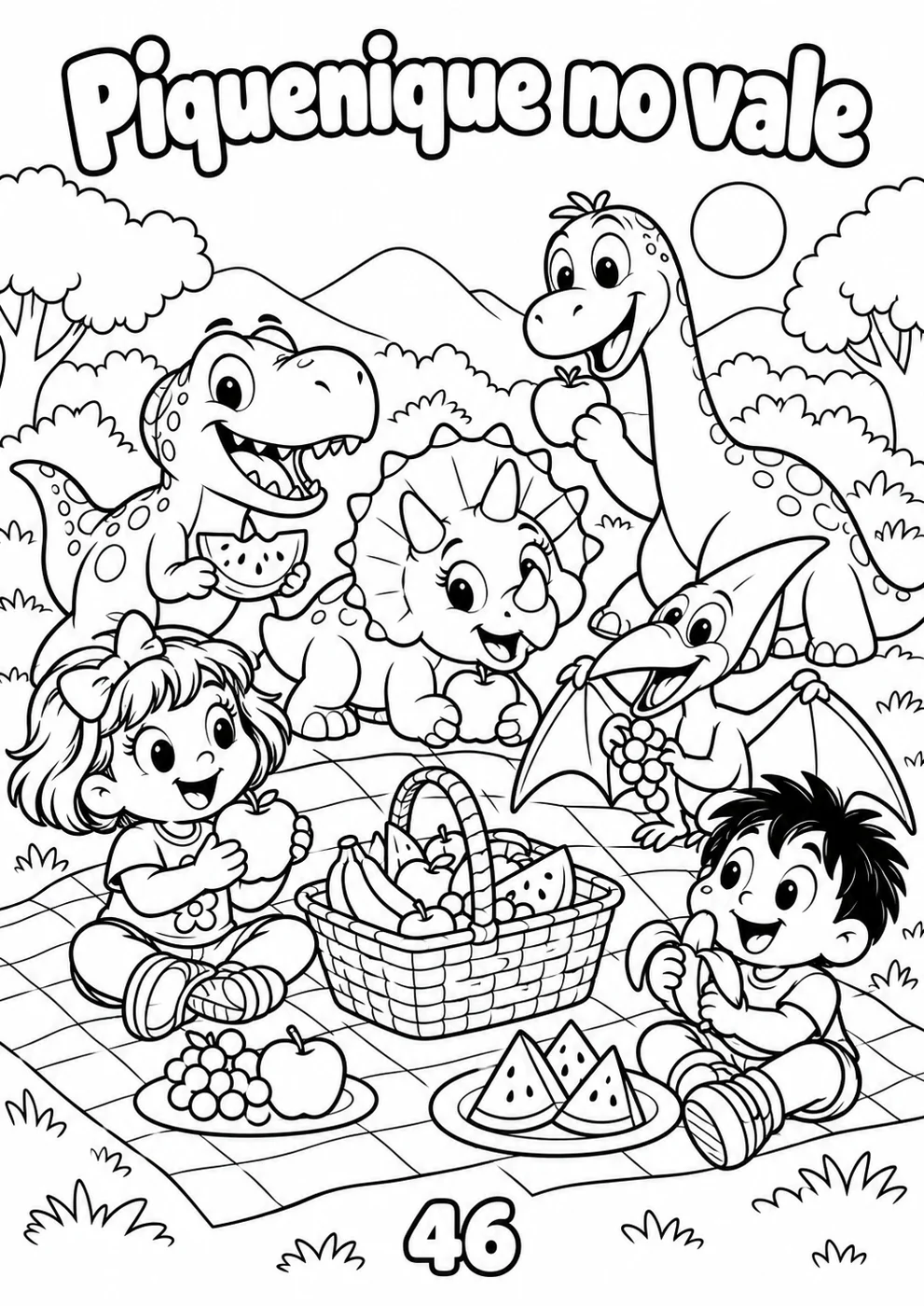 Piquenique no vale, página 65 do livro